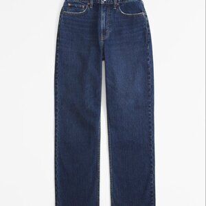 Abercrombie High Rise Vintage Straight Jean Size 32 LONG